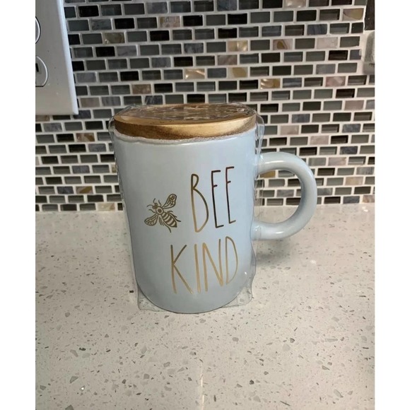 Rae Dunn Other - New Rae Dunn blue Bee Kind Mug
